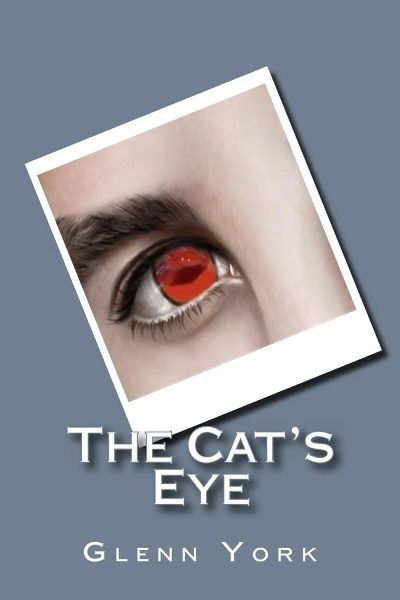 A close up of an eye with the words " the cat 's eye ".